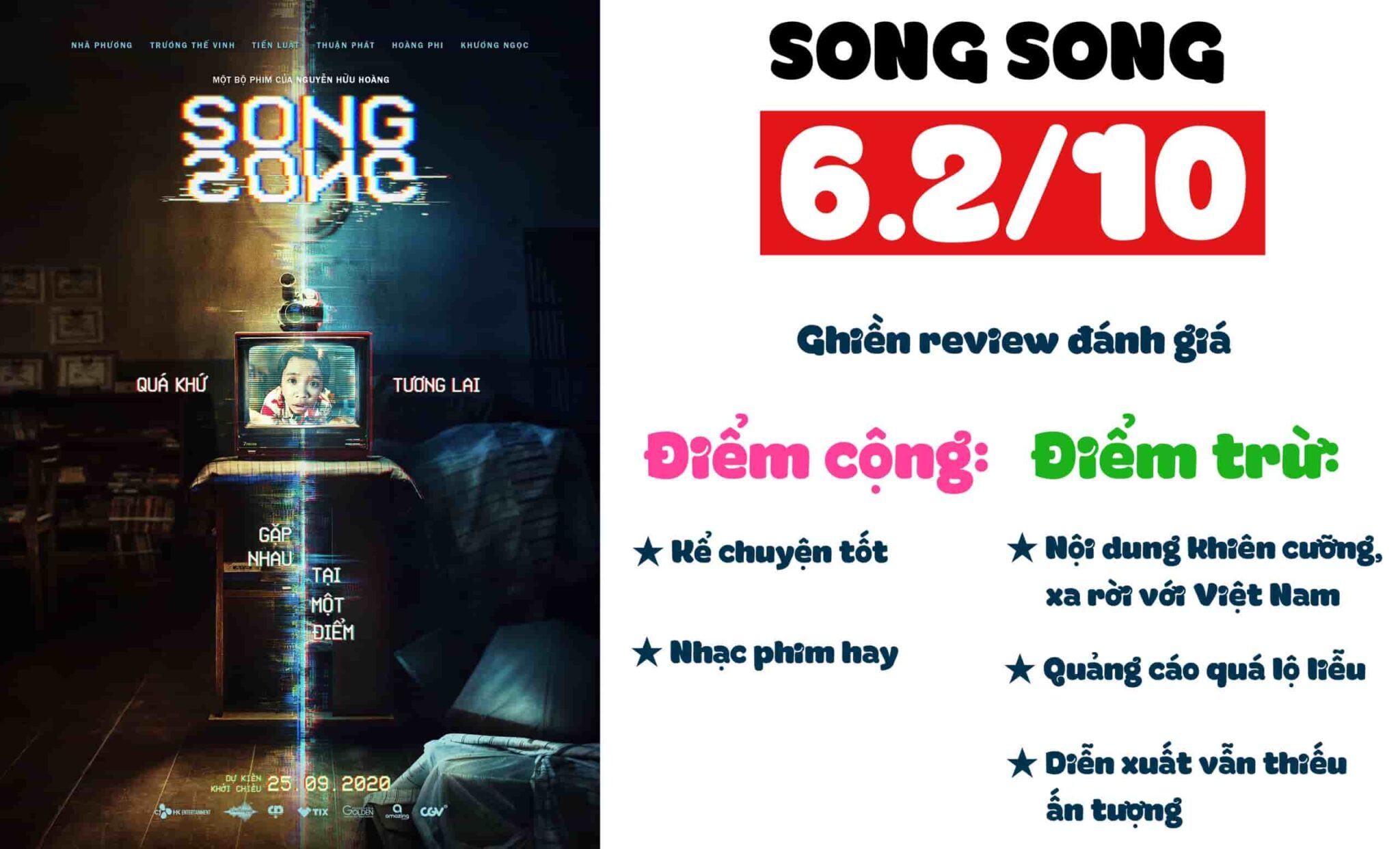 Review phim Song Song Remake chưa tốt và quảng cáo quá lố